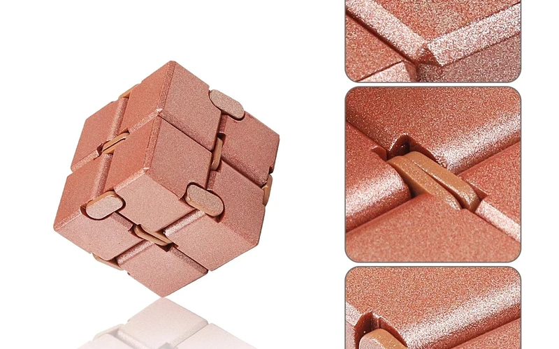 Alloy Infinity Cube Fidget Toy Stress Relief