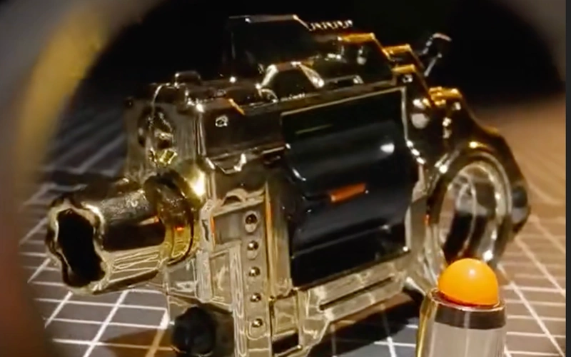 Alloy Revolver Fidget Spinner Stress Relief Toy