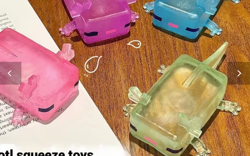 Axolotl Squeeze Toy for Stress Relief and Fidgeting