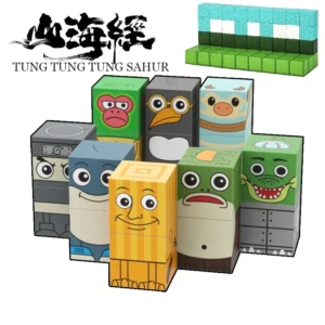 brainrot anime magnetic building blocks kids toy banner 1