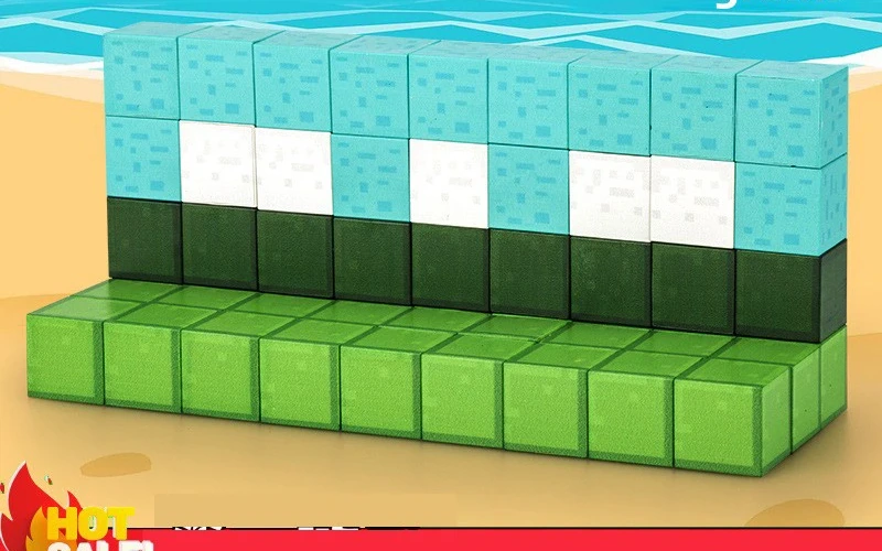 Brainrot Anime Magnetic Building Blocks Kids Toy