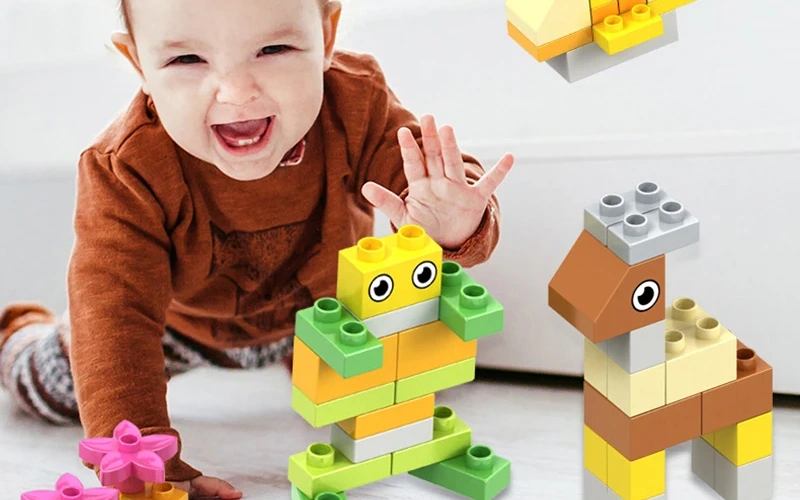 Bulk DIY Building Blocks Compatible with Duplo