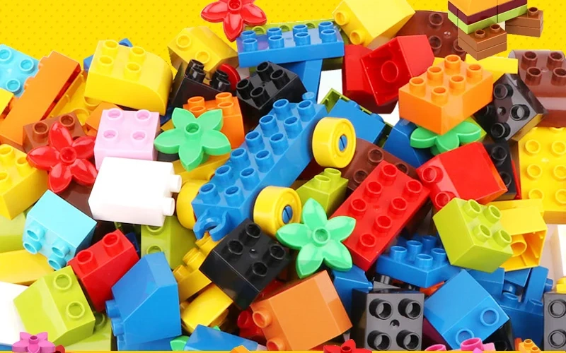 Bulk DIY Building Blocks Compatible with Duplo