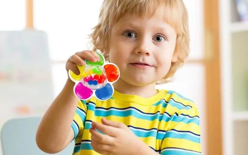 Butterfly Animal Squeeze Toy Color Sorting Set