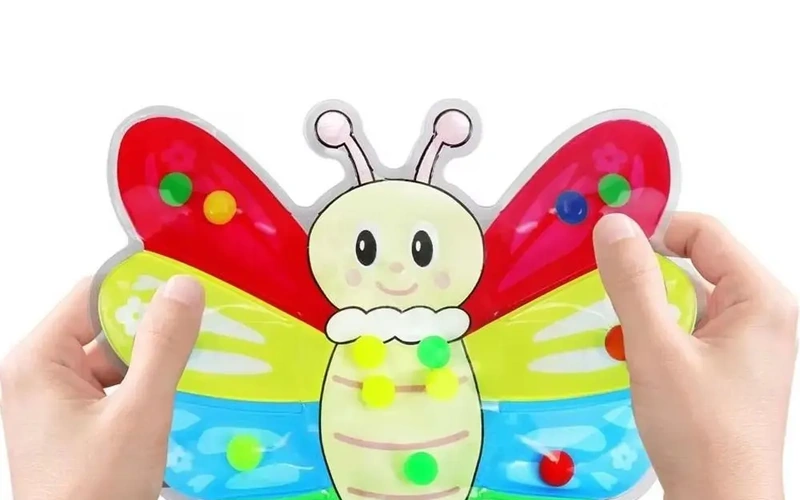 Butterfly Animal Squeeze Toy Color Sorting Set