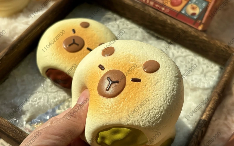 Capybara Bakery Squishy Slow Rising Stress Relief Toy