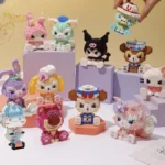 cartoon character mini building blocks assembly toy set banner 3