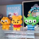 cartoon character mini building blocks assembly toy set banner 4