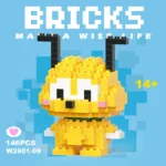 cartoon character mini building blocks assembly toy set banner 7