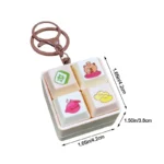 cartoon fidget keychain keyboard button stress relief toy banner 3