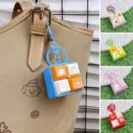 cartoon fidget keychain keyboard button stress relief toy banner 4