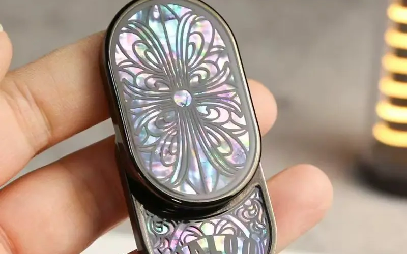 Church Stained Glass Metal Fidget Slider Toy