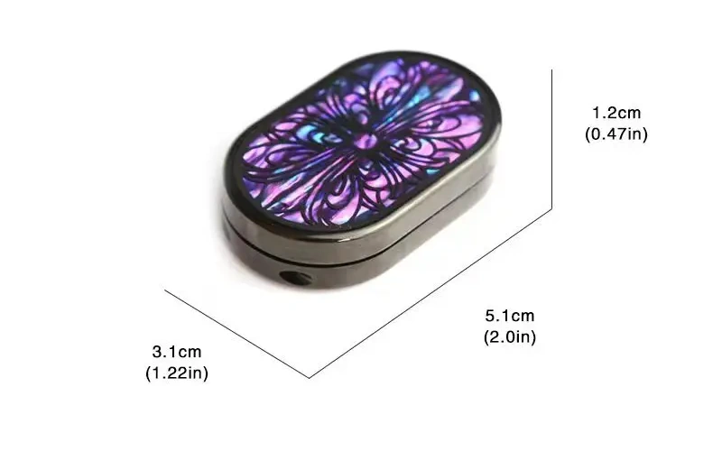 Church Stained Glass Metal Fidget Slider Toy
