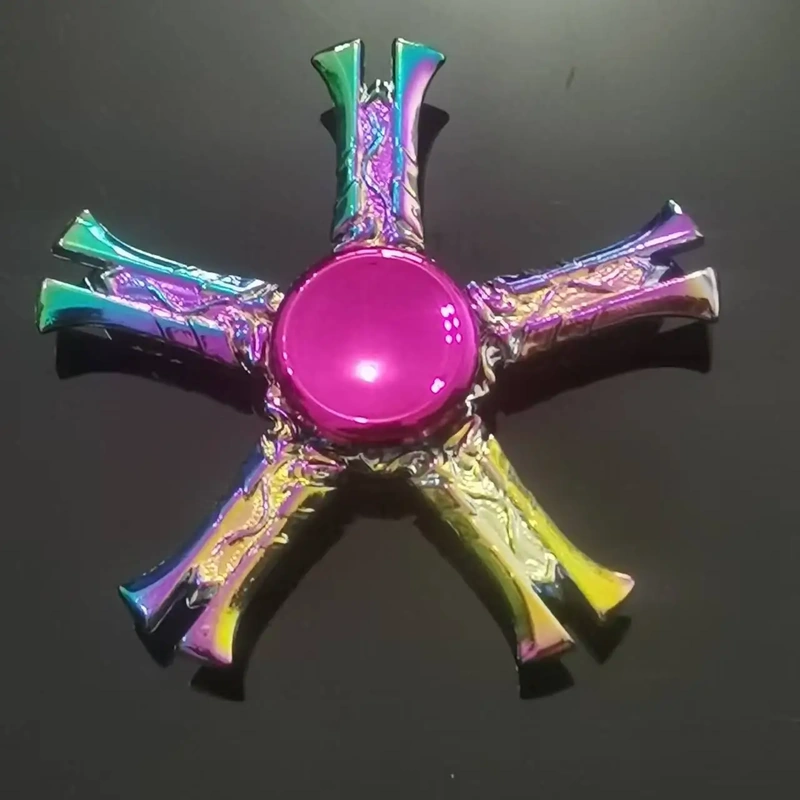 Colorful Alloy Fidget Spinner Metal Stress Relief Toy