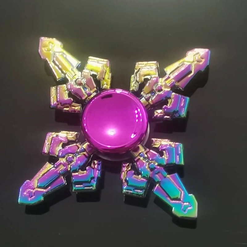 Colorful Alloy Fidget Spinner Metal Stress Relief Toy