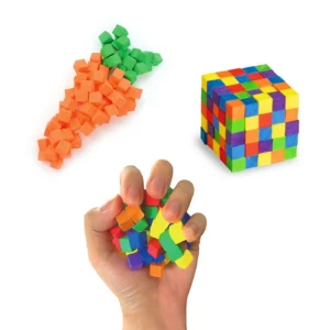 colorful clay block puzzle stress relief toy banner 2