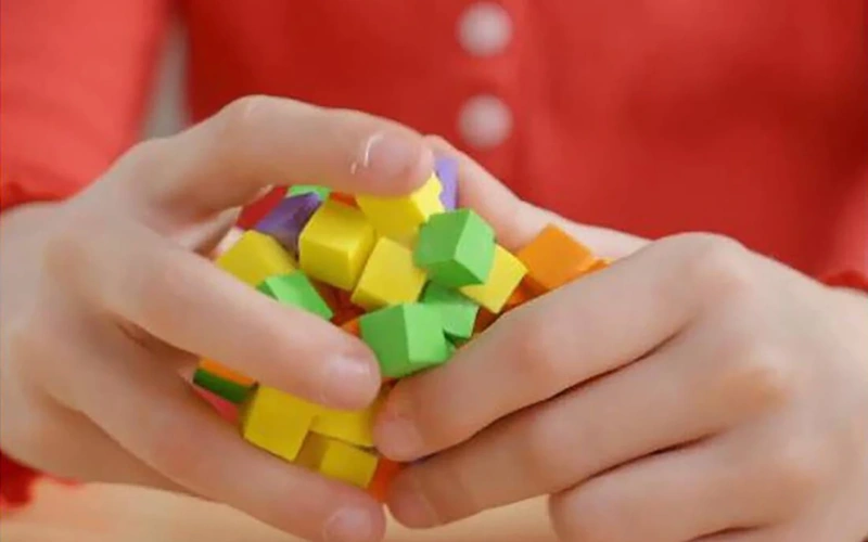 Colorful Clay Block Puzzle Stress Relief Toy