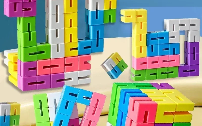 Colorful Infinity Puzzle Cube Fidget Stress Relief Toy