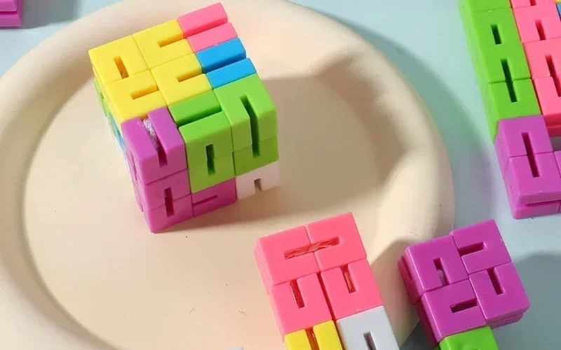 Colorful Infinity Puzzle Cube Fidget Stress Relief Toy