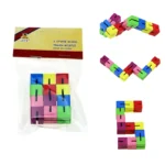 colorful wooden cube string fidget stress relief toy banner 2