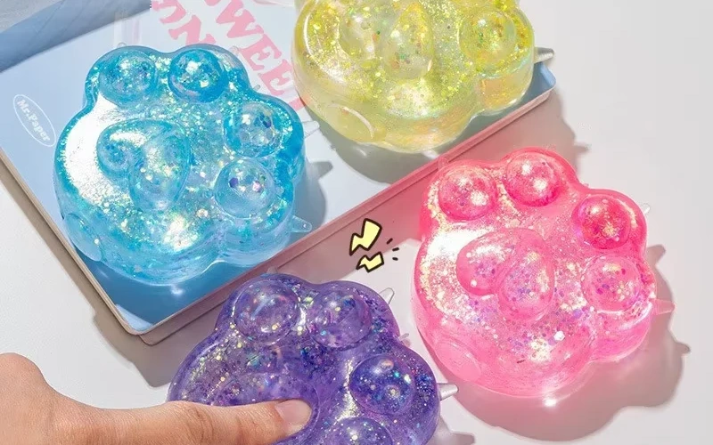 Cute Cat Paw Squishy Slow Rebound Stress Relief Toy