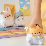 cute cat squishy stress relief toy slow rising banner 1