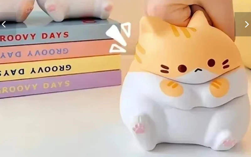 Cute Cat Squishy Stress Relief Toy Slow Rising