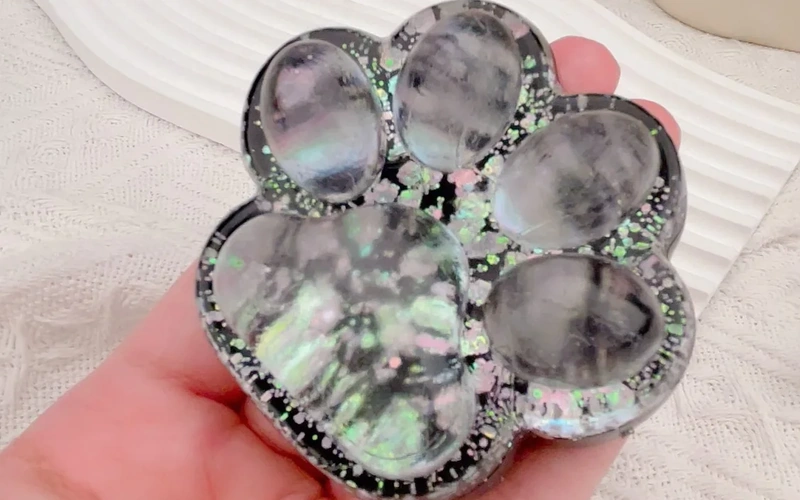 Dark Starry Sky Cat Claw Squishy Fidget Toy