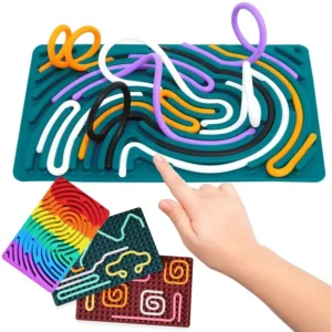 double sided silicone sensory fidget activity board banner 1