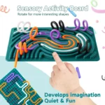 double sided silicone sensory fidget activity board banner 5