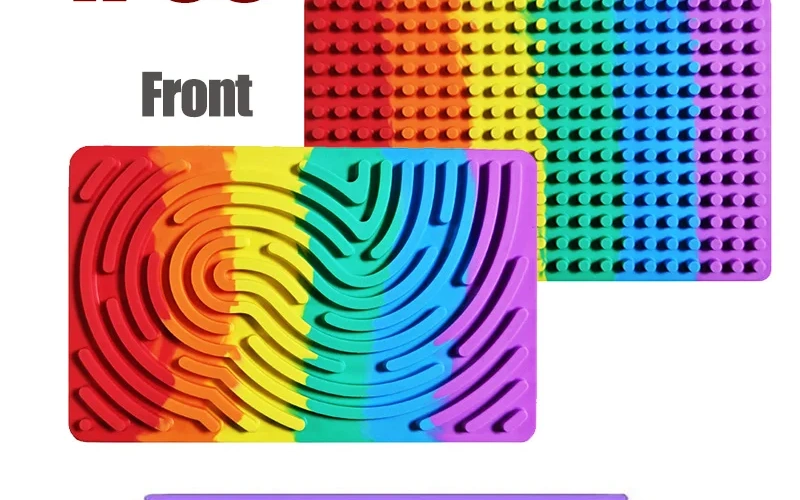 Double Sided Silicone Sensory Fidget Activity Board