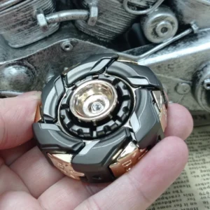 edc metal fidget slider spinning top stress relief banner 1