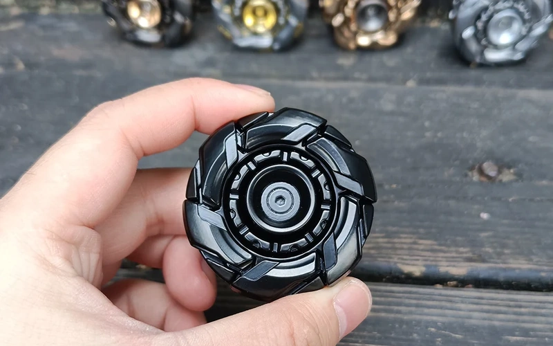 EDC Metal Fidget Slider Spinning Top Stress Relief
