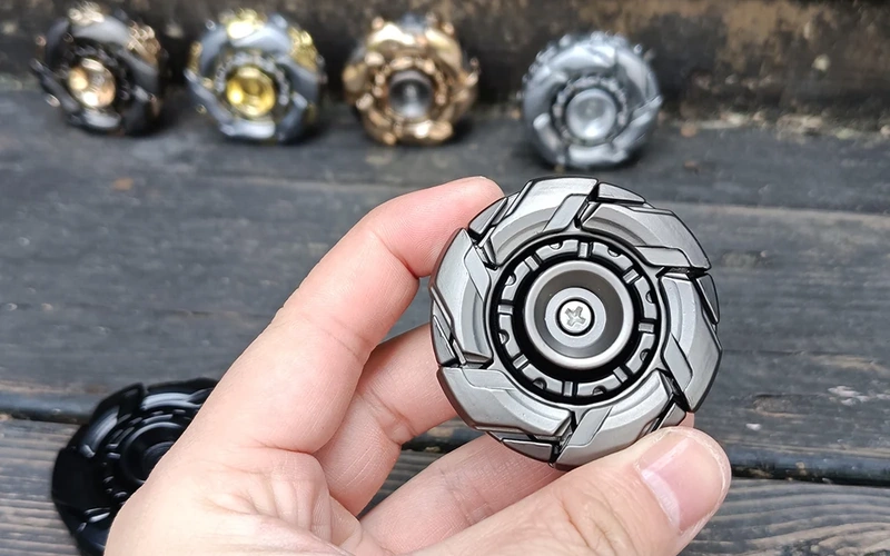 EDC Metal Fidget Slider Spinning Top Stress Relief
