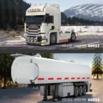 european truck building blocks set with trailers banner 3