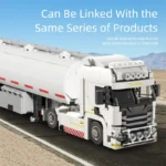 european truck building blocks set with trailers banner 4