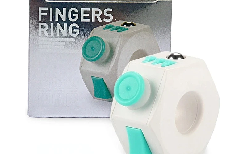 Fidget Dice Ring Stress Relief Sensory Toy