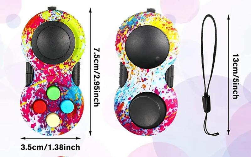Fidget Pad Controller Sensory Toy for Stress Relief
