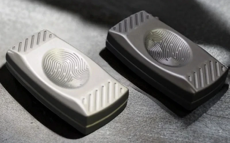 Fingerprint Magnetic Tactile Slider Metal Fidget Toy