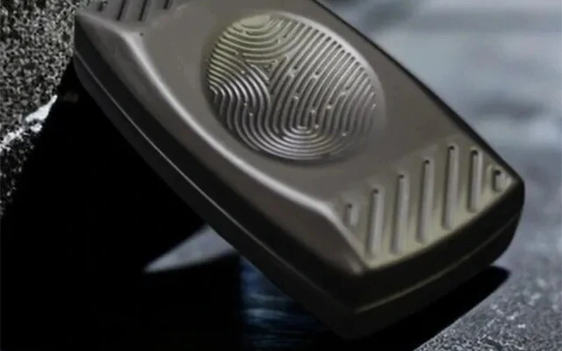 Fingerprint Magnetic Tactile Slider Metal Fidget Toy