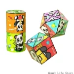 folding panda twist cube decompression puzzle toy banner 1