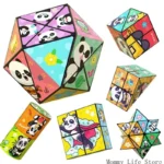folding panda twist cube decompression puzzle toy banner 3