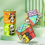 folding panda twist cube decompression puzzle toy banner 5