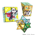 folding panda twist cube decompression puzzle toy banner 8