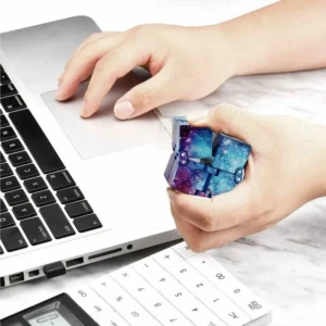 galaxy infinity cube fidget sensory desk toy banner 2