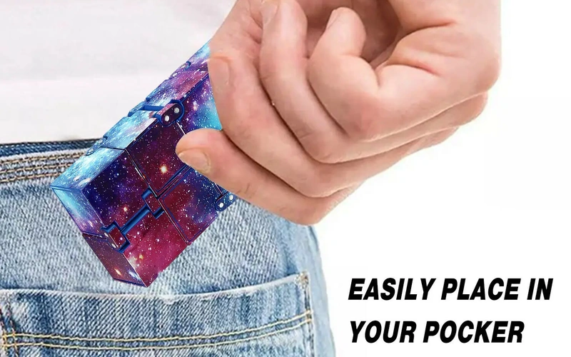 galaxy infinity cube fidget sensory desk toy feature 5