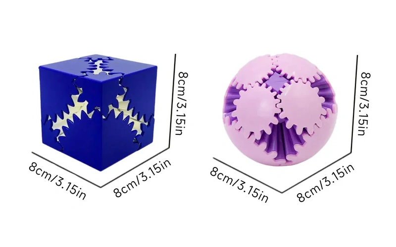 Gear Ball Cube Fidget Toy Stress Relief