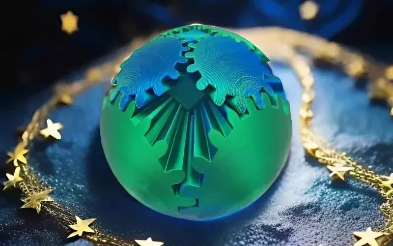 Gear Ball Fidget Toy Stress Relief Spinner