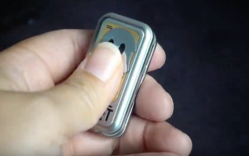 Ghost Tuning Fork Metal Fidget Slider Toy