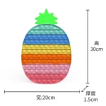 giant rainbow butterfly push pop fidget sensory toy banner 2